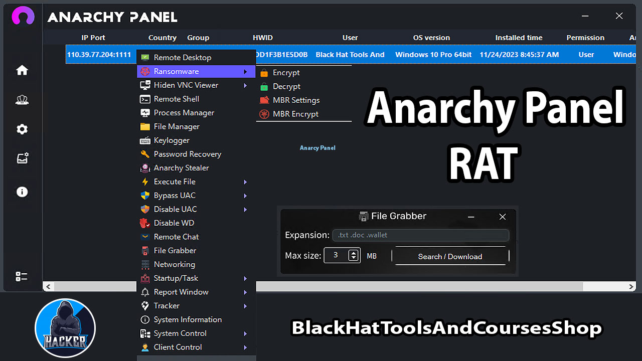 Anarchy Panel 4.7 RAT Lifetime Activated - Image 3