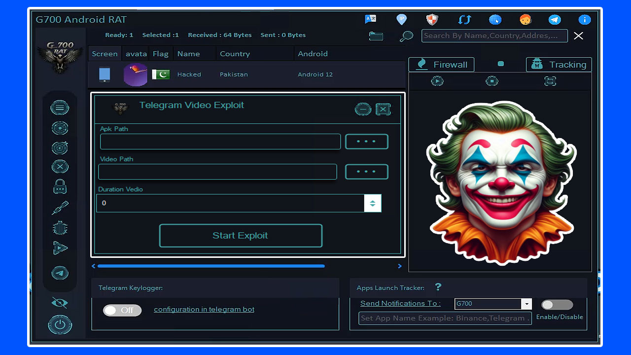 G-700 RAT v6.4 Android RAT Lifetime Activated - Image 4