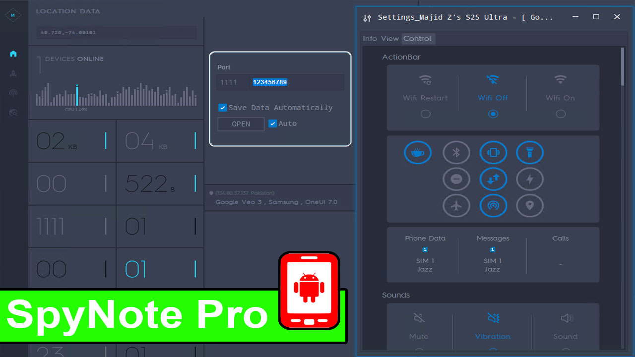 SpyNote Pro 7.3.1 Android RAT Lifetime Activated - Image 4