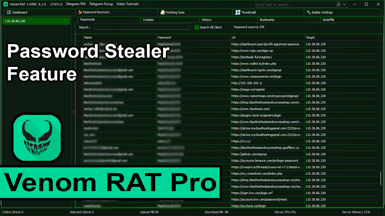 Venom RAT Pro HVNC v6.1.0 Lifetime Activated - Image 5