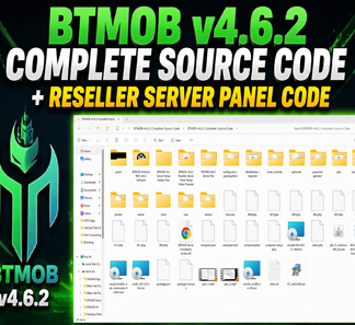 BTMOB v4.6.2 Complete Source Code + Reseller Panel Server + Video Tutorial + Free 1 Month VPS With Ready-Made BTMOB v4.6.2 Deployment Inside Complete Package